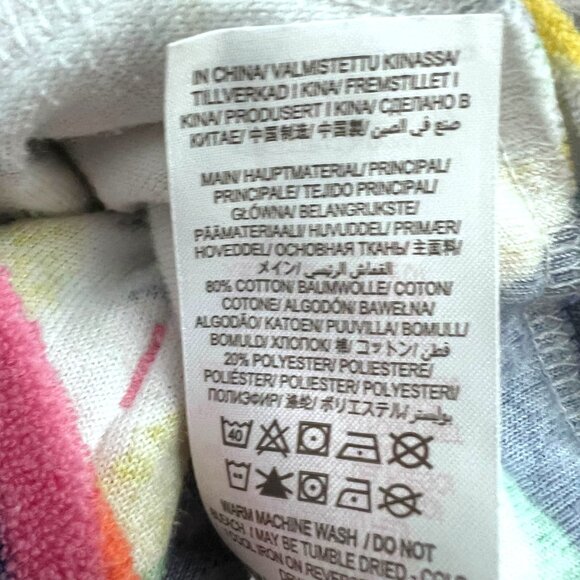 Mini Boden Cotton Floral Boho Peasant Top Blouse with Gold Trim Size 6-7Y - Picture 7 of 8